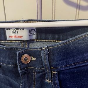Abercrombie kids super skinny girls jeans